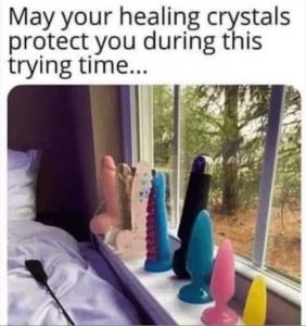 What I Really Mean When I Say I Collect Healing Crystals