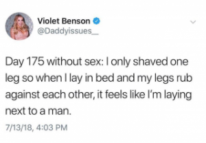 Day 175 Without Sex