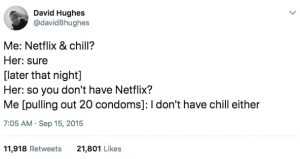 Netflix & Chill? More Like Hulu & Do You