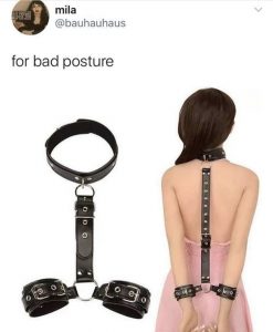 Bad Posture? I Have the Perfect Solution